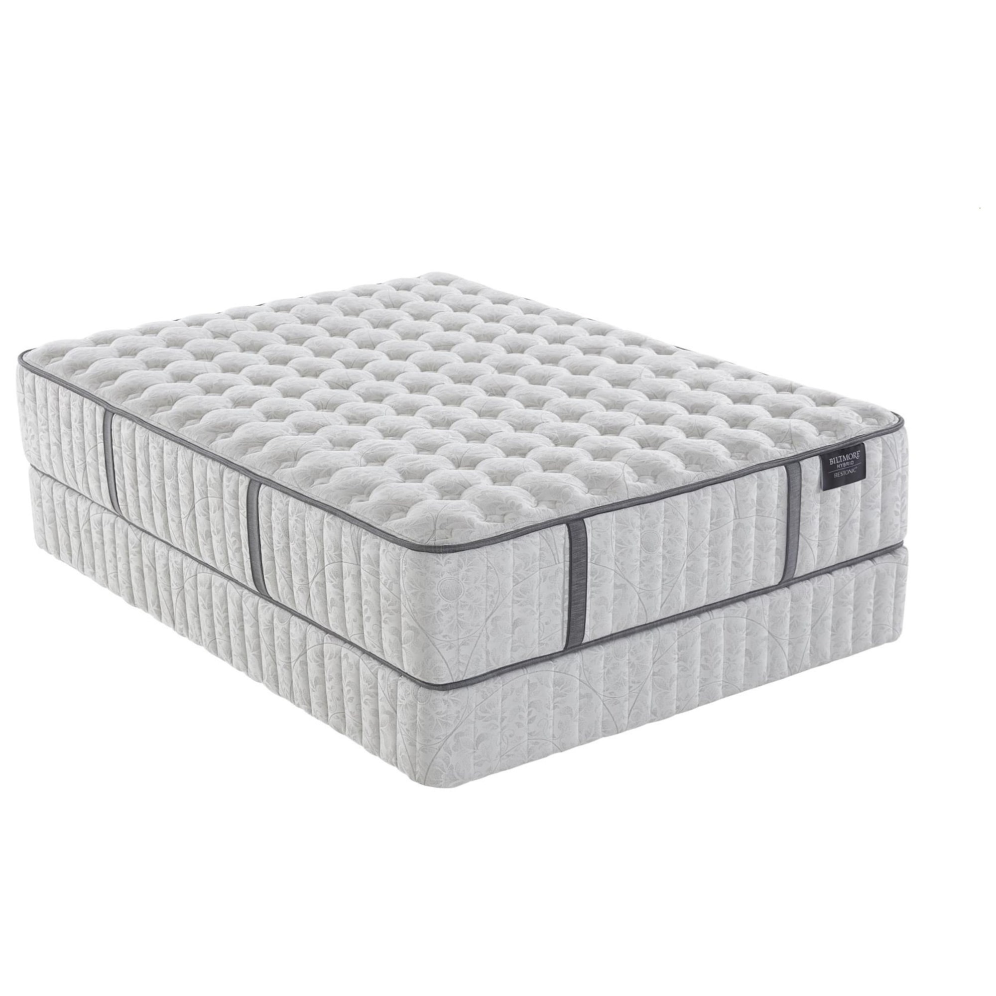 Restonic Biltmore Belle Firm 50009011050+50017996050 Queen 14" Firm